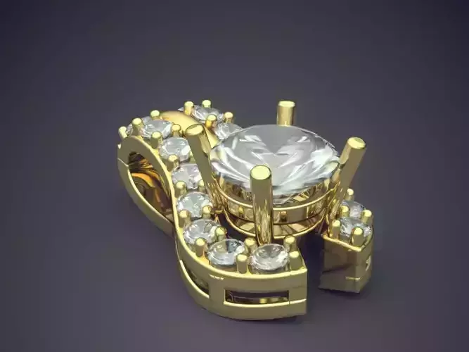 Stunning Eye-catching Diamond Pendant