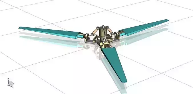 Variable Pitch Rotor Free 3D model