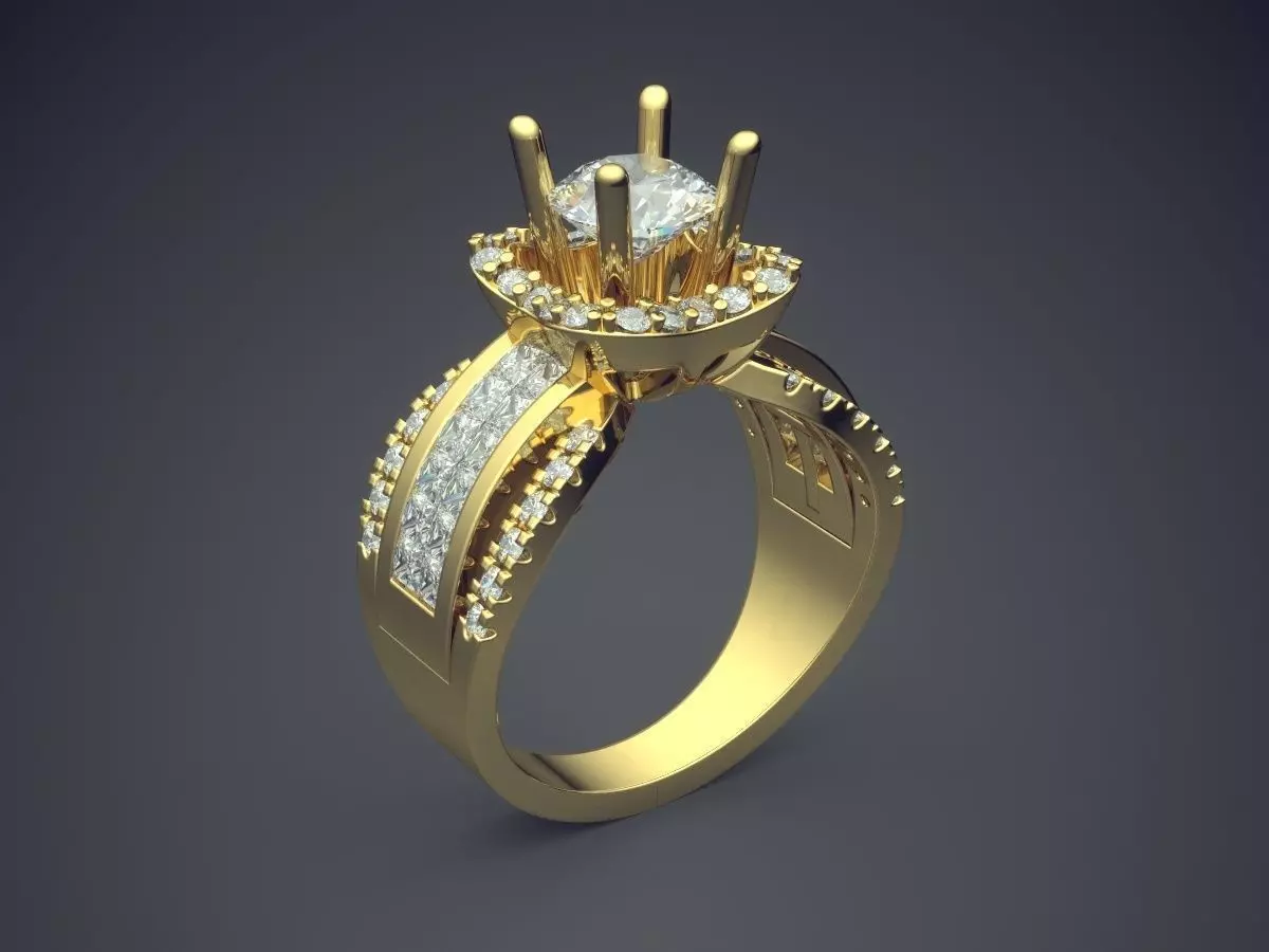 Gorgeous Impressive Ring 3D print model