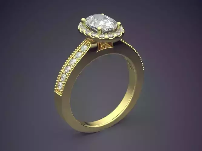 Ring With Diamonds 2904