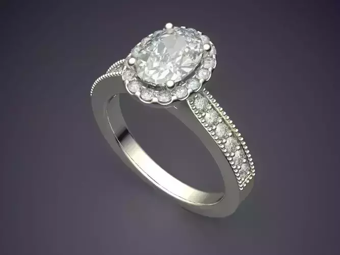 Ring With Diamonds 2904