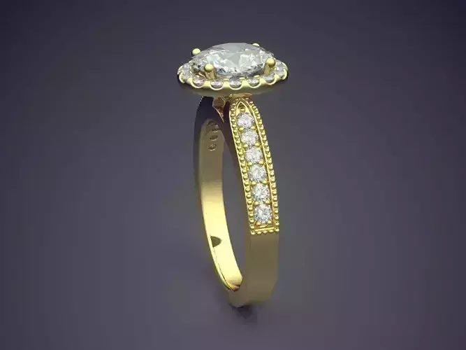 Ring With Diamonds 2904