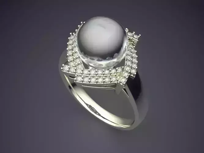 Ring With Pearl 2897