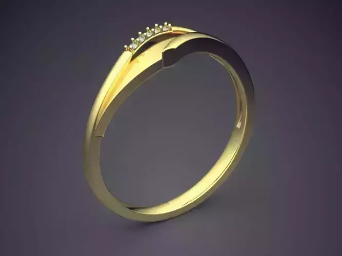 Ring With Small Diamonds 2895
