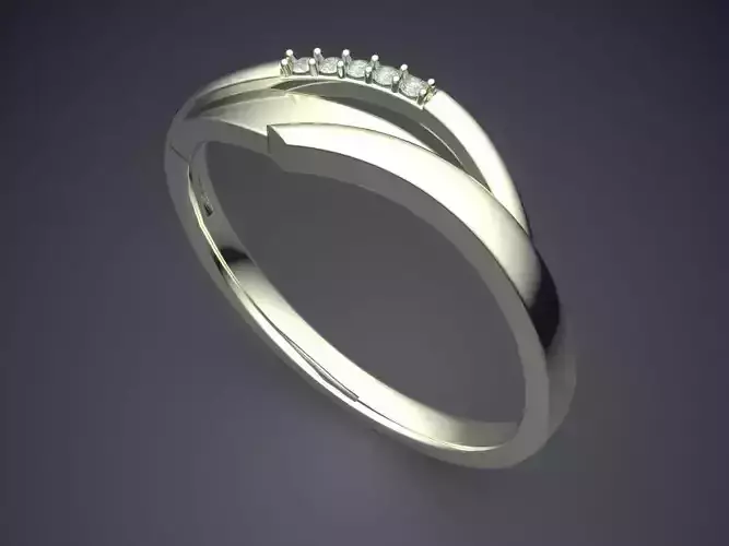 Ring With Small Diamonds 2895