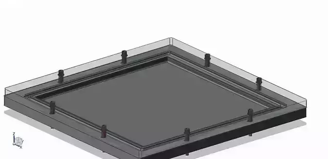 Composite compression die Free 3D model