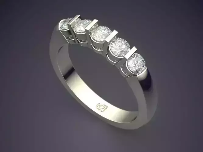 Ring With Diamonds 2884
