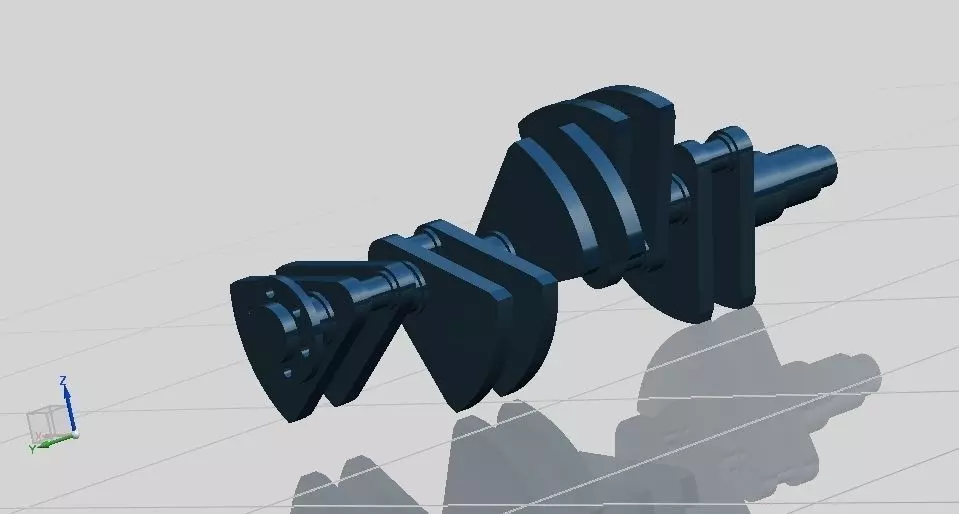 crank shaft Free 3D model