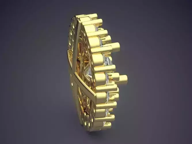 Luxurious Brooch With Diamonds 2872