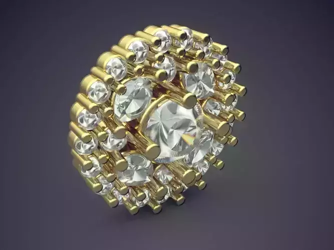 Luxurious Brooch With Diamonds 2872