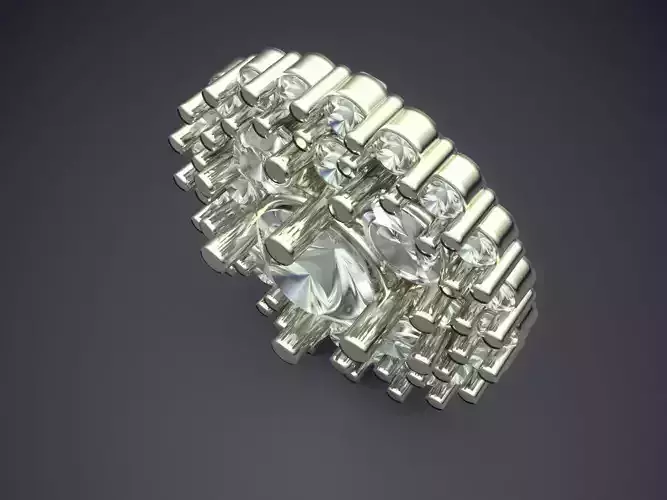 Luxurious Brooch With Diamonds 2872