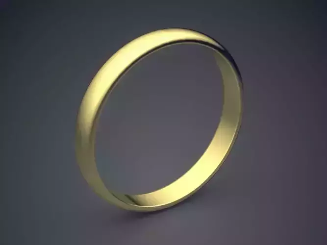 Simple Old-Fashioned Wedding Ring