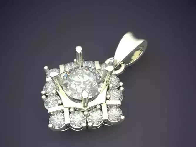 Pendant With Diamonds 2854
