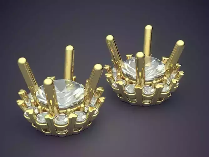 Elegant Glamorous Casual Diamond Earrings