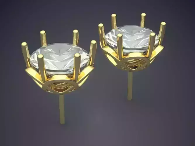 Earrings With Diamonds 2834