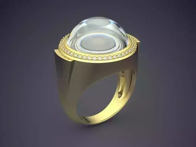 Ring With Huge Pearl 2833
