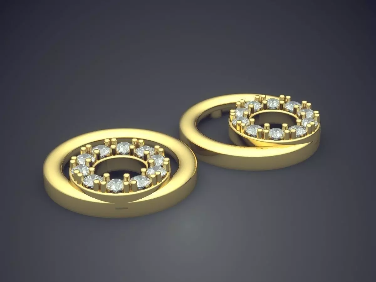 Earrings 283 3D print model_0