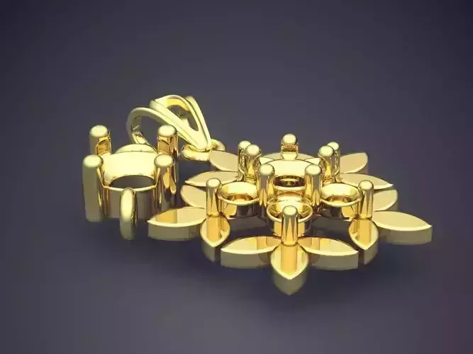 Flower Shape Pendant 2802