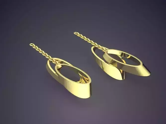 Simple Minimalistic Unique-Shaped Earrings