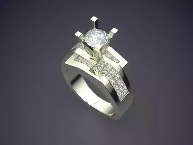 Ring With Diamonds 2786