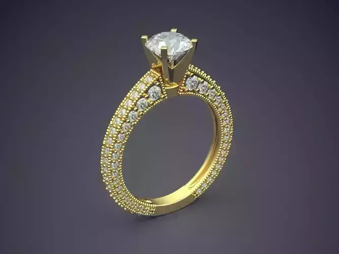 Engagement Ring Full Of Diamonds 2781