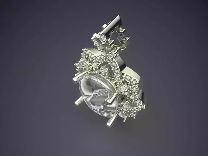 Luxurious Pendant With Diamonds 2739