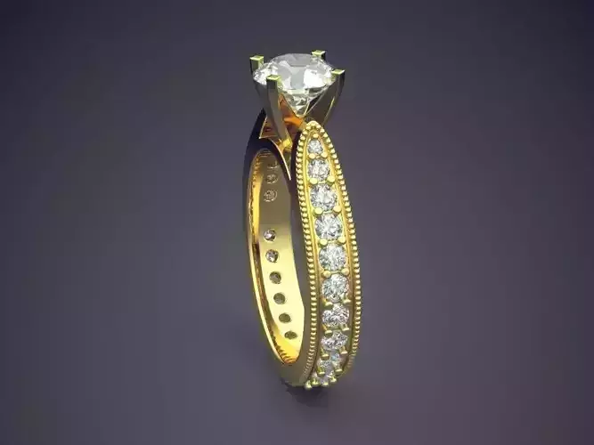 Luxurious Ring With Diamonds 2737