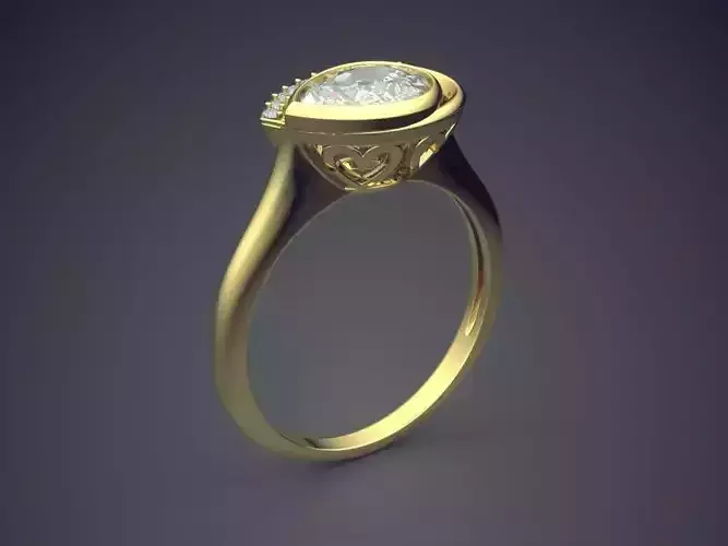 Ring With Diamonds 2724