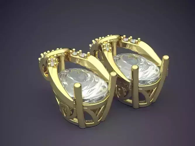 Earrings With Diamonds 2719