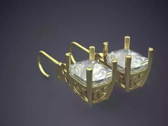 Earrings With Diamonds 2713