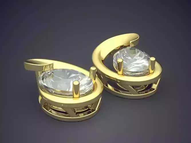 Earrings With Diamonds 2703