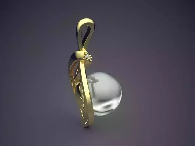 Pendant With Pearl 2702