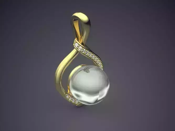 Pendant With Pearl 2702