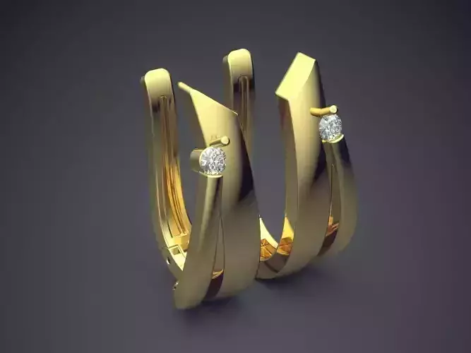 Gorgeous Vintage Feminine Earrings