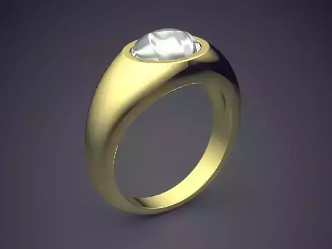 Ring With Pearl 2679