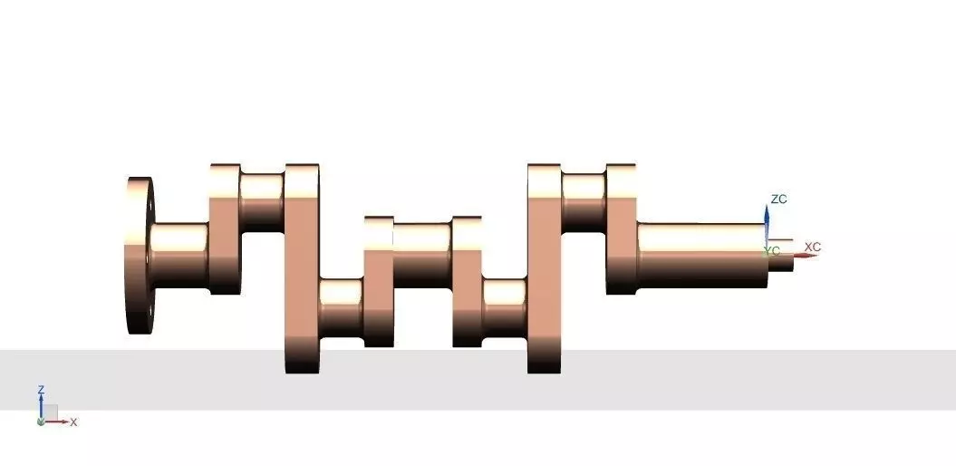 Crank Shaft 1 Free 3D model