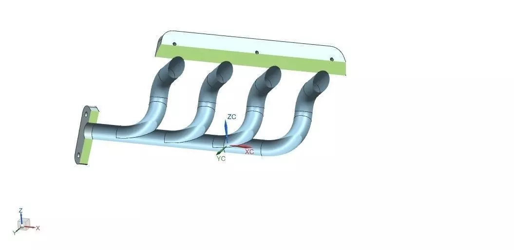 Multi stage pipe Free 3D model
