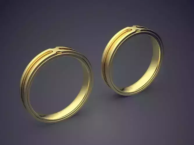 Gravy Engagement Rings 2664 3D print model