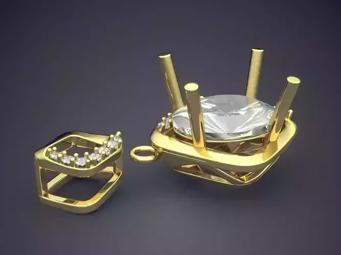 Pendant With Diamonds 2647