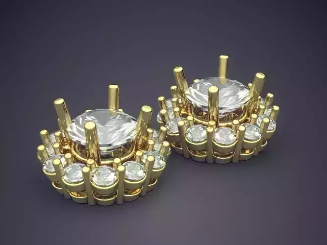 Earrings With Diamonds 2636