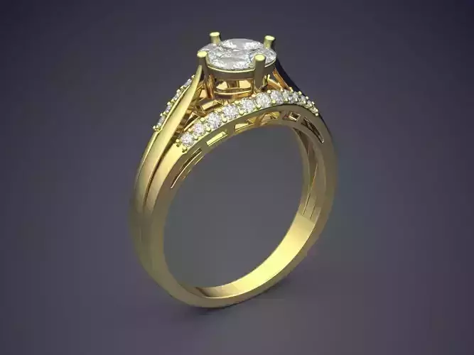 Ring With Diamonds 2627