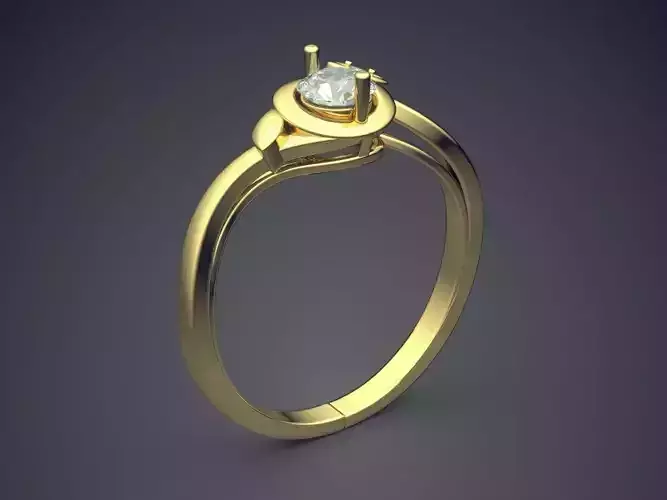 Engagement Ring With Diamond 2609