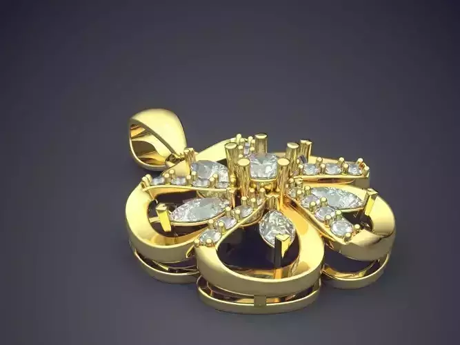 Pendant With Diamonds 2608