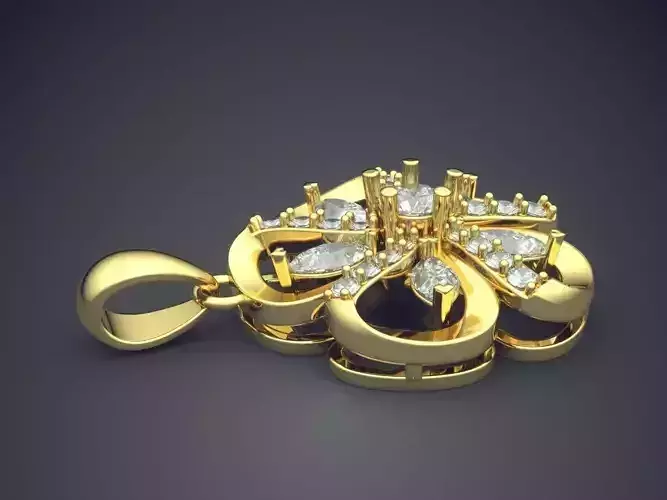 Pendant With Diamonds 2608