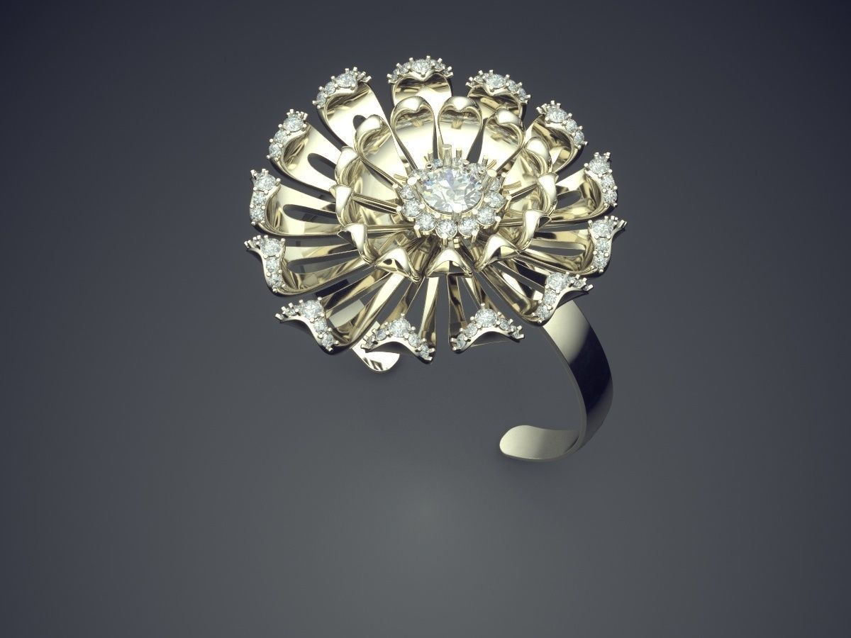 Bracelet With Diamonds 2579 3D print model_1