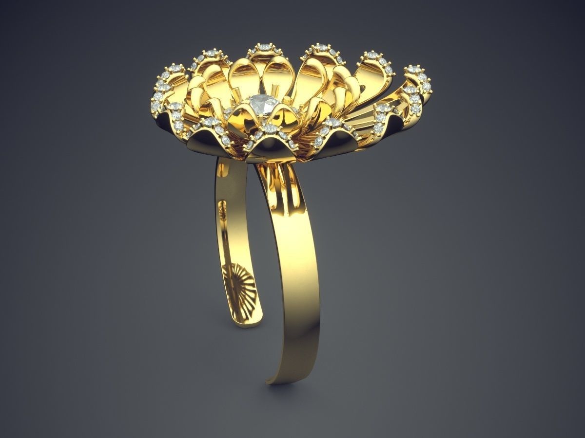 Bracelet With Diamonds 2579 3D print model_3