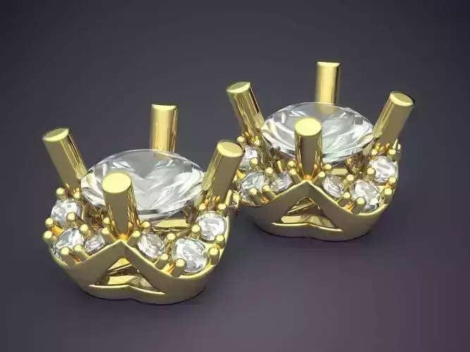 Earrings With Diamonds 256