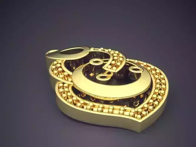 Detailed Pendant 2558