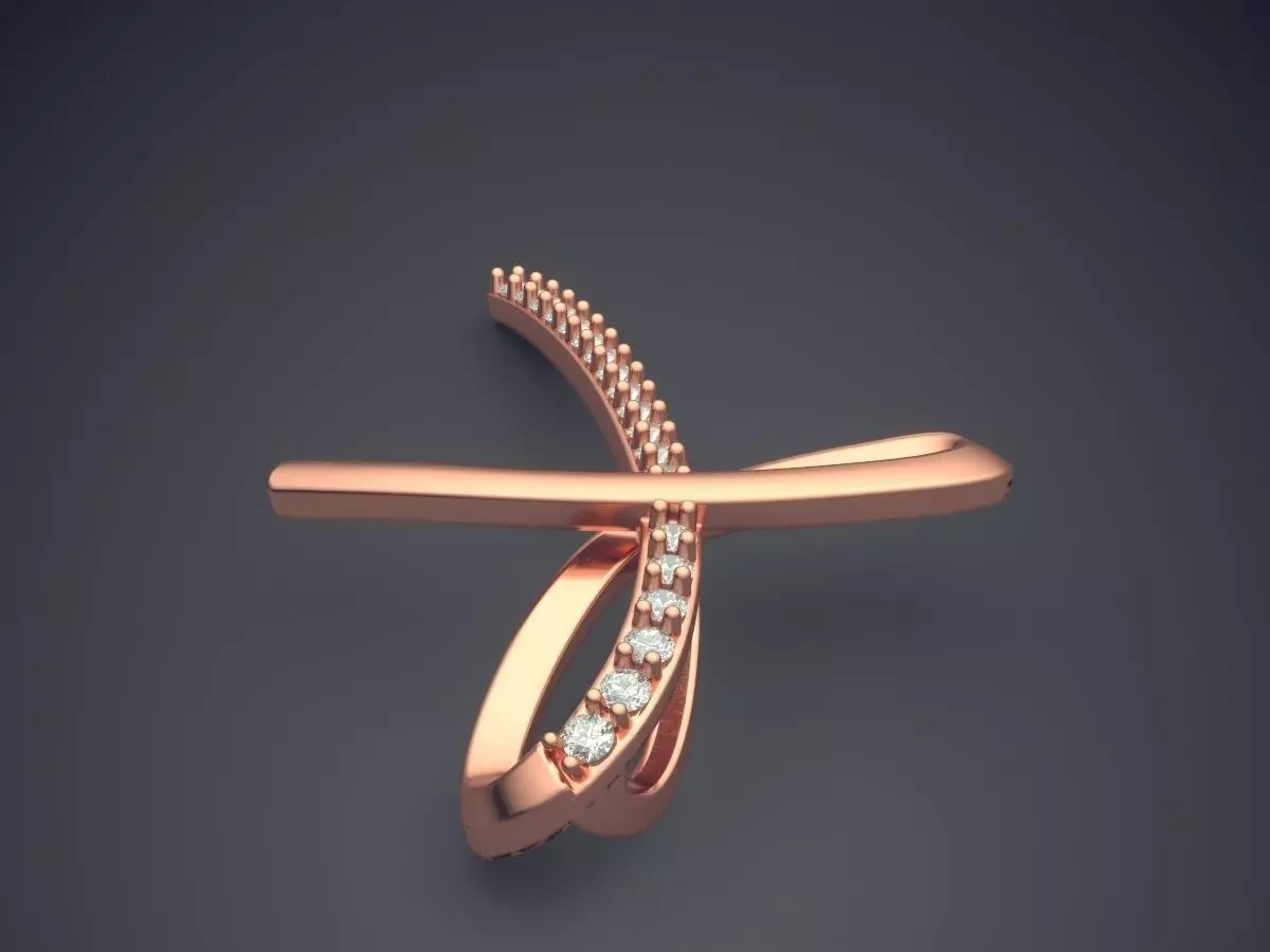 Pendant 2556 3D print model_2