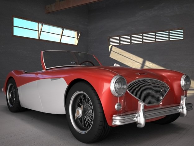 Austin Healey Collection 3D model_39
